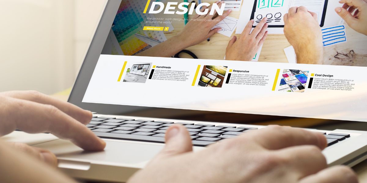 Someone using their wix account to build their website.