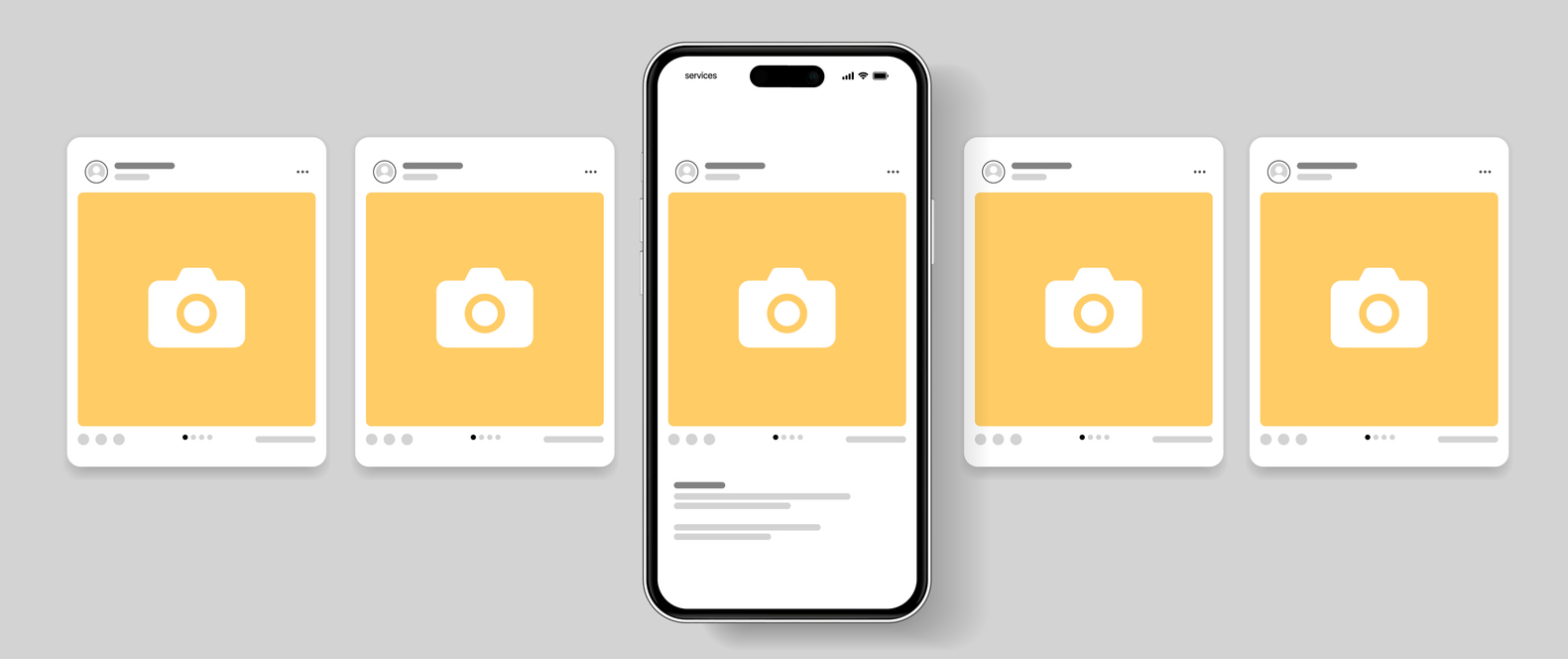 A concept image of digital branding