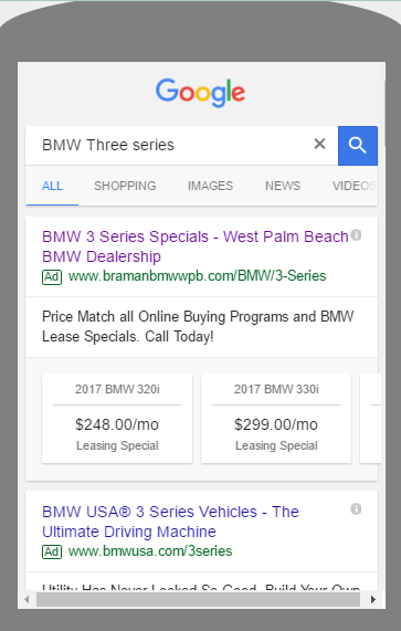 Pricing Ad Extension