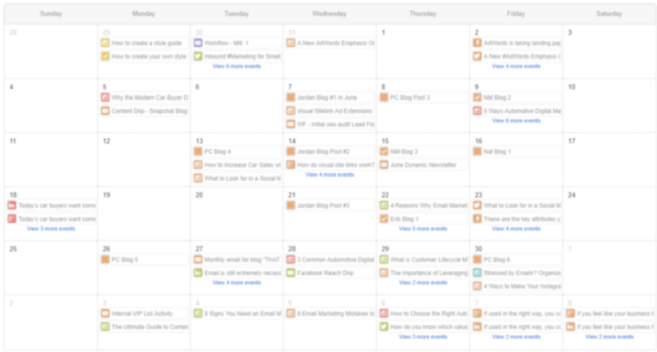 HubSpot Content Calendar | THAT Agency HubSpot Content Calendar | THAT Agency